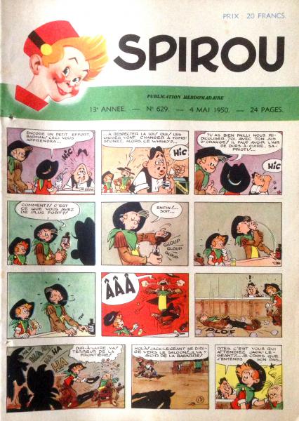 Spirou (journal) # 629 - 