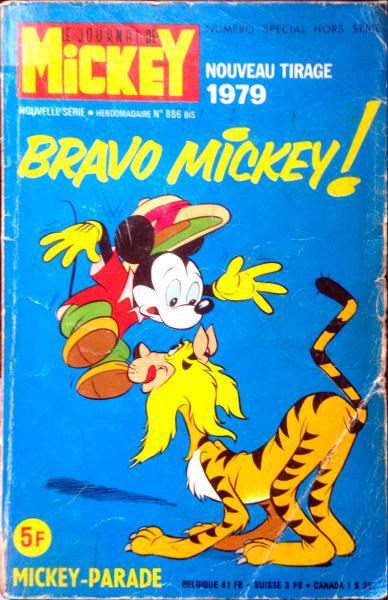 Mickey parade (mickey bis) # 886 - Bravo Mickey! - nouveau tirage