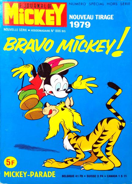 Mickey parade (mickey bis) # 886 - Bravo Mickey! - nouveau tirage