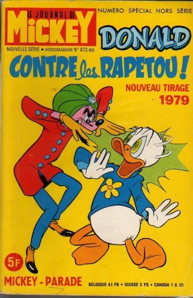 Mickey parade (mickey bis) # 873 - Donald contre les Rapetou ! -nouveau tirage-