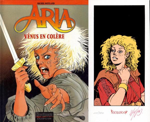 Aria # 18 - Vénus en colère + ex libris Durango sérigraphié