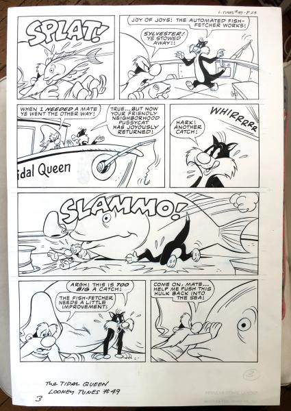 Tweety and Sylvester # 0 - Grande planche originale Springer Looney tunes