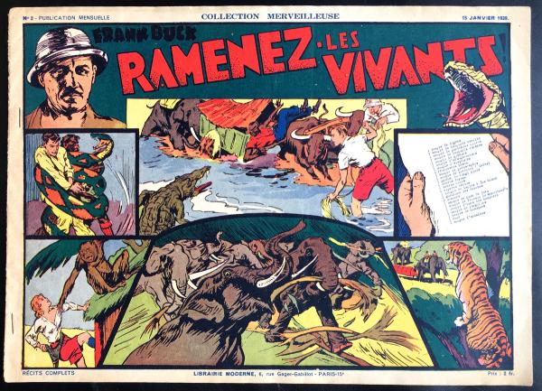 Collection merveilleuse (avant-guerre) # 2 - Ramenez-les vivants