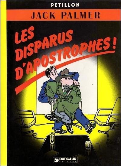Jack Palmer # 4 - Les disparus d'Apostrophe
