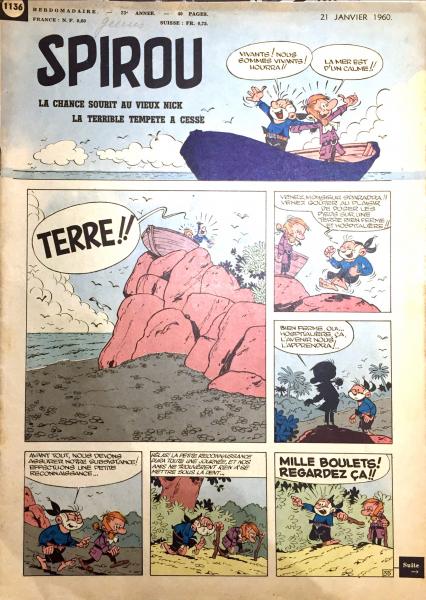 Spirou (journal) # 1136 - Sans mini récit