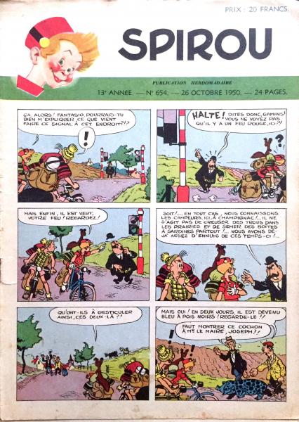 Spirou (journal) # 654 - 