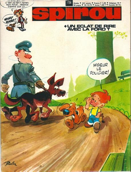 Spirou (journal) # 1704 - Sans mini récit et fiches