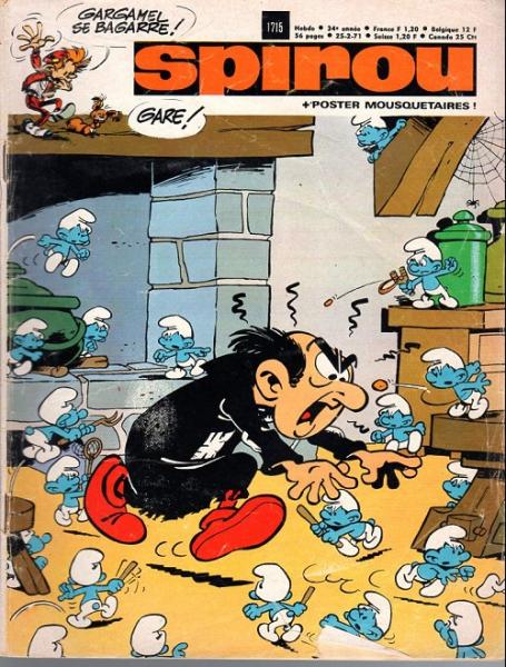 Spirou (journal) # 1715 - Avec poster Câline et Clebasse mousquetaires !