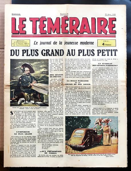 Le Téméraire # 29 - Du plus grand au plus petit