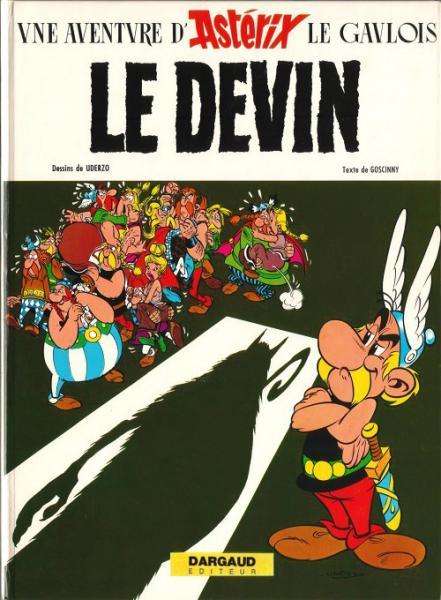 Astérix # 19 - Le Devin avec dos blanc (imp. DMC - non-jauni)