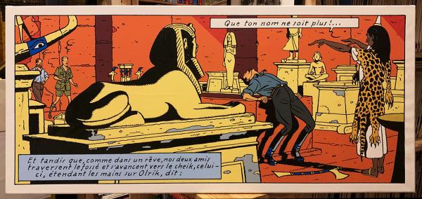 Blake et Mortimer # 0 - Archives inter. sérigraphie sur toile proto. /40