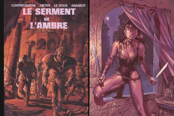 Le Serment de l'ambre # 3 - Les barbares de Deïre - TL 500 ex. N&S + ex-lib