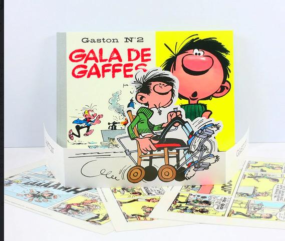 Gaston Lagaffe # 2 - Gala de gaffes grand vingtième + coffret etc. type Golden Creek