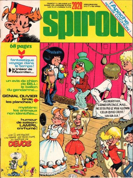 Spirou (journal) # 2028 - Sans supplément