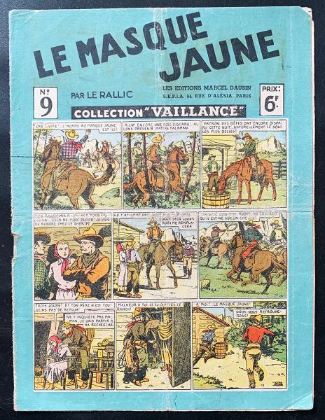 Collection "vaillances" # 9 - Le Masque jaune