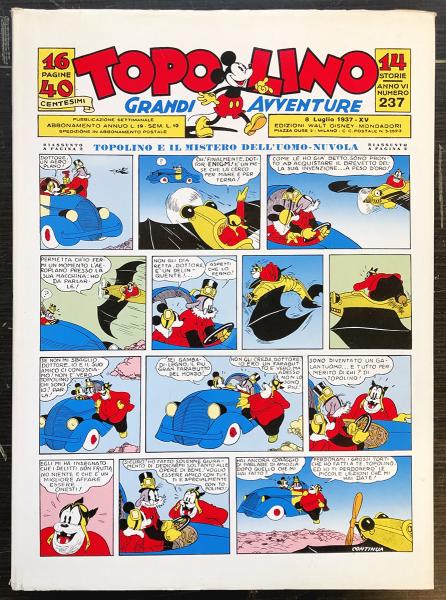 Topolino (collana grandi ristampa) # 0 - Recueil 1937 - 3 - 3ème trimestre