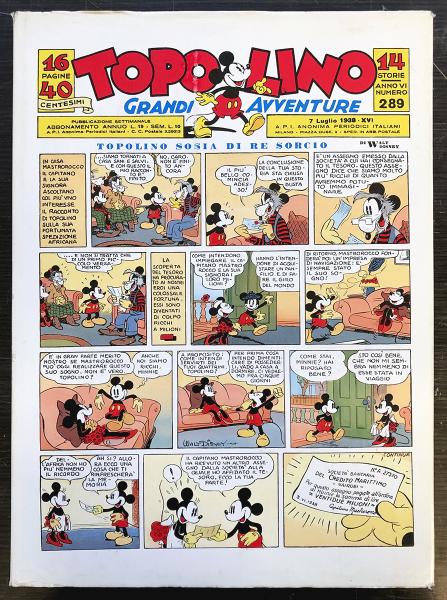 Topolino (collana grandi ristampa) # 0 - Recueil 1938 - 3 - 3ème trimestre