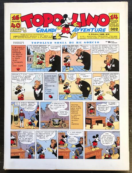 Topolino (collana grandi ristampa) # 0 - Recueil 1938 - 4 - 4ème trimestre