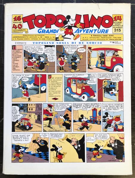 Topolino (collana grandi ristampa) # 0 - Recueil 1939 - 1 - 1er trimestre