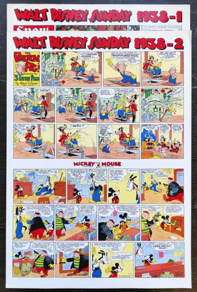 Walt Disney Sunday (Comic art collana) # 0 - 1938 1+2 fac-simile anastatica