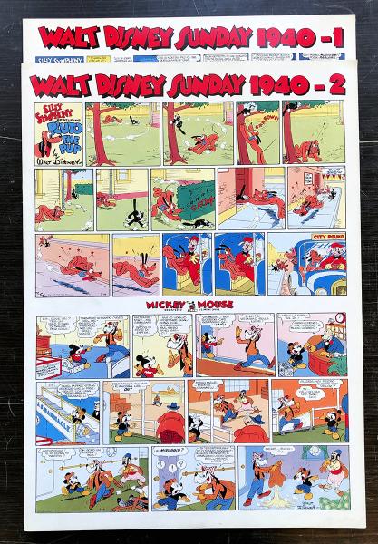 Walt Disney Sunday (Comic art collana) # 0 - 1940 1+2 fac-simile anastatica