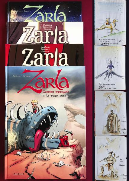 Zarla # 0 - Lot des T1 à 4 - tous dédicacés !