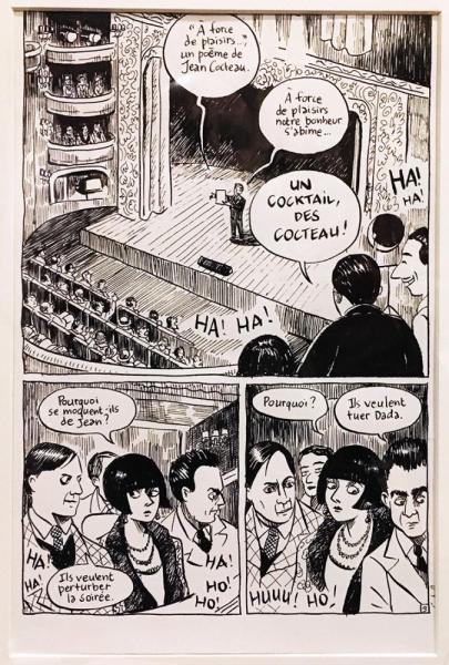 Kiki de Montparnasse # 0 - Belle planche originale Catel - Cocteau