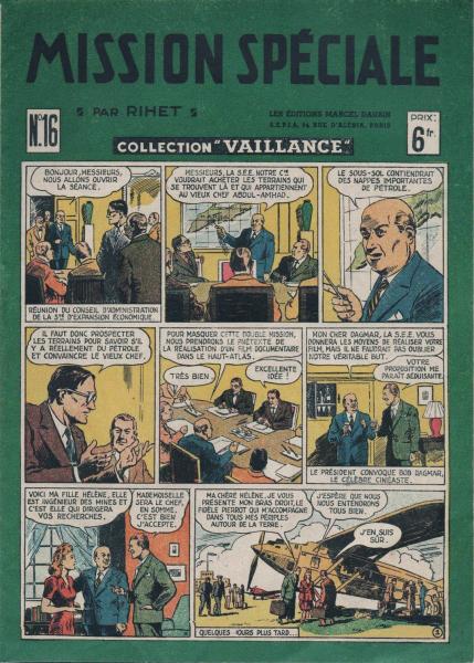 Collection "vaillances" # 16 - Mission spéciale