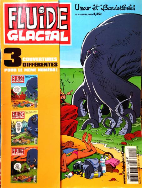 Fluide glacial # 313 - Couverture n°1 : la pieuvre