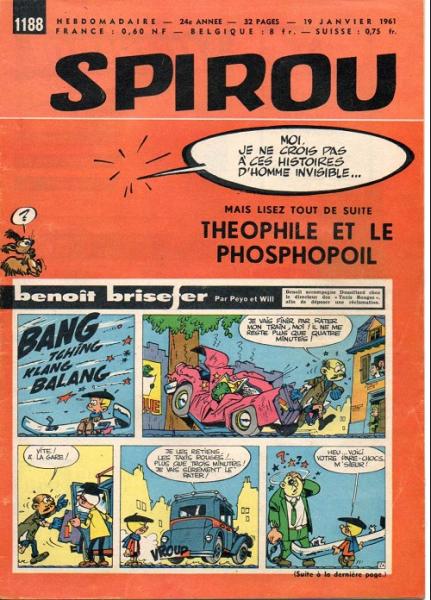 Spirou (journal) # 1188 - Sans mini récit.