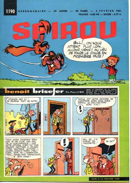 Spirou (journal) # 1190 - Sans mini récit