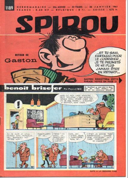 Spirou (journal) # 1189 - Sans mini récit.