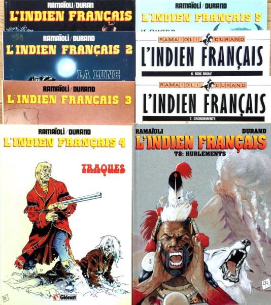 L'indien français # 0 - Collection complète T1 à 8 - avec dédicace T7