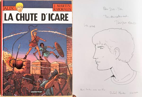 Alix # 22 - La chute d'Icare + dédicace Moralès et J.Martin