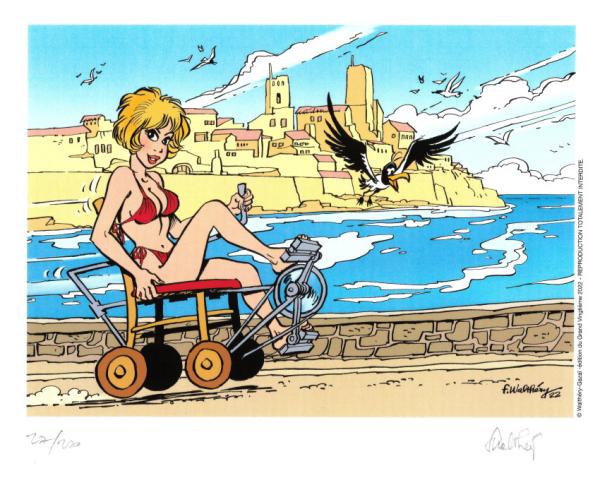 Natacha (divers) # 0 - Ex-libris en couleurs TL 200ex.