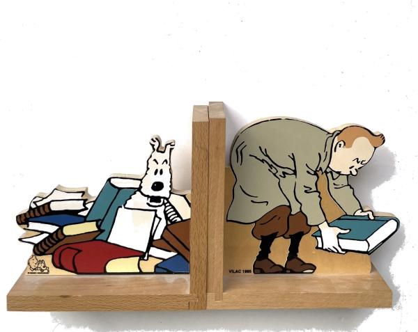 Tintin (3D) # 0 - Serre-livres Vilac Tintin - modèle aux livres