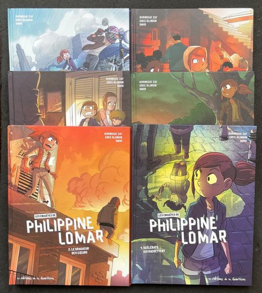 Philippine Lomar (Les enquêtes polar de) # 0 - Lot des 6 tomes en REED